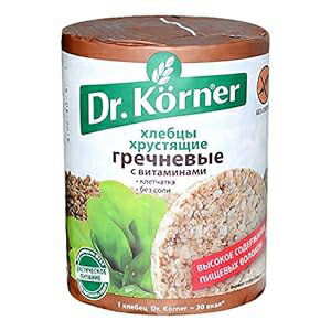 ドクターコーナー そば粉クリスプブレッド 100g (5個パック) Dr. Korner Buckwheat Crispbread 100g (5..