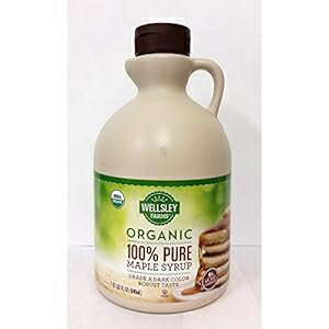 Wellsley Farms オーガニック グレード A ダークメープル シロップ、32 オンス Wellsley Farms Organic Grade A Dark Maple Syrup, 32 oz. Wellsley Farms オーガニック グレード A ダークメープル シロップ、32 オンス Wellsley Farms Organic Grade A Dark Maple Syrup, 32 oz.