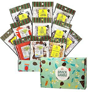 Asia Trans & Co. Asia Trans 10 Pack Li Hing Mui Crack Seed Gift Set - Hawaiian Favorite - Sweet, Sour, & Salty Dried Asian Plum Candy