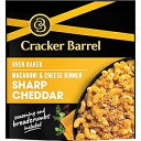 クラッカー バレル シャープ チェダー オーブン焼きマカロニ & チーズ ディナー (12.3 オンス バッグ) Cracker Barrel Sharp Cheddar Oven Baked Macaroni & Cheese Dinner (12.3 oz Bag)