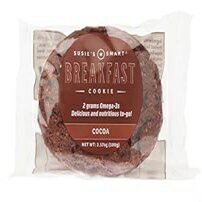 Susie's ޡ ֥åե å إ륷 ᥬ 3 ȥѥ˭٤ʥ63  (18 ĥѥå) Susie's Smart Breakfast Cookie Healthy Omega3s and Protein Rich cocoa, 63 Ounce (Pack of 18)