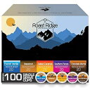 Roast Ridge Single Serve Coffee Pods for Keurig K-Cup Brewers, Variety Pack, 100...