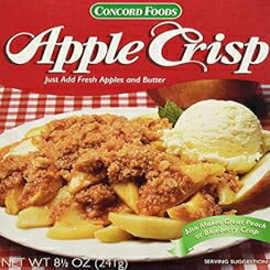 コンコードファームズ アップルクリスプミックス (2箱入りバリューパック) Concord Farms Apple Crisp Mix (VALUE PACK of 2 Box's)