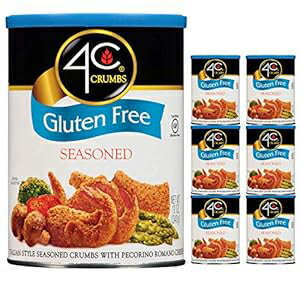 4C Premium Bread Crumbs, Regular & Gluten Free, Flavorful Crispy Crunchy, Value Pack (Gluten Free - Seasoned, Pack of 6)