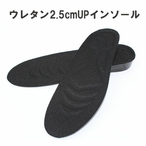 【NEW】【即納】2.5cmウレタンシークレットインソール・●激安販売★スニーカー 皮靴 革靴 身長UP 身長アップ 中敷 美脚効果 脚長効果 足長効果 クッション性 衝撃吸収 通気性抜群 疲労軽減 ビジネスシューズ 弾力性 クッション性