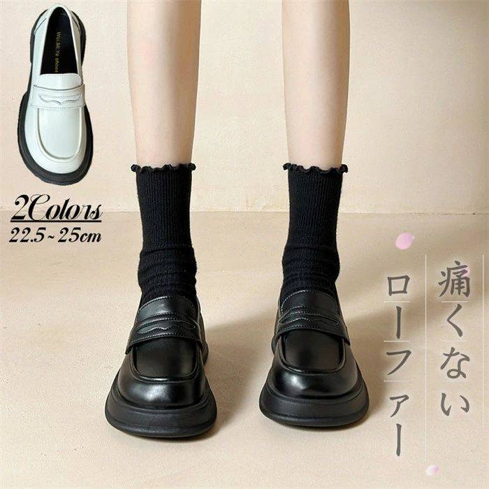 商品詳細 商品説明 カラー：ブラック　ホワイト 素材：PU＋ゴム サイズ：22.5cm/23cm/23.5cm/24cm/24.5cm/25cm ヒール：5cm 生産国：中国 注意事項 ★モニターの発色の具合によって実際のものと色が異なる場...