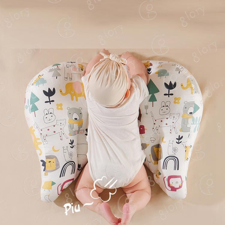 ベビークッション 赤ちゃん 新生児 ベビー 吐き戻し防止 授乳クッション 枕 まくら...