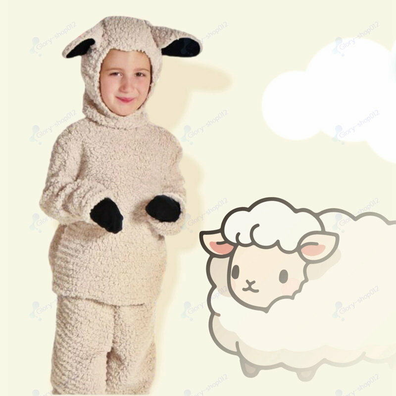 Rakuten - ハロウィン 衣装 子供 コスプレ ハロウィン ひつじ ホワイト子供 衣装 仮装 コーデ ハロウィーン パーティー コスチューム 男の子 女の子 羊 ヒツジ 動物 アニマル キッズ 供発表会 演出服 cosplay ハロウィン コスプレ 衣装 可愛い
