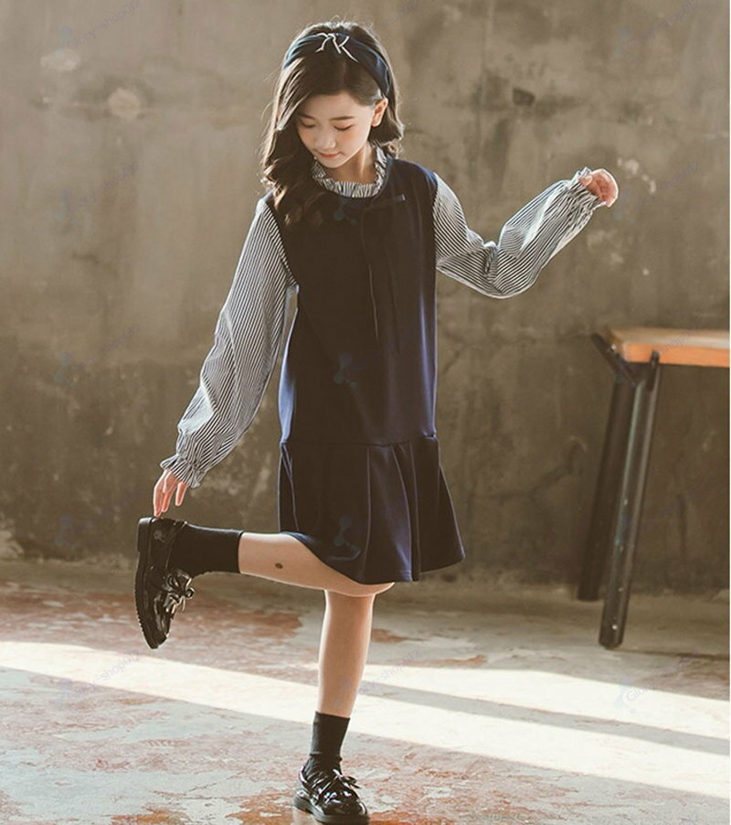 Rakuten - 子供 ワンピース 女の子 レイヤード風 ドレス ジュニア入学式 ワンピース 子供 ドレス 女の子 切り替え キッズ 卒園式 卒業式 フォーマル ワンピース 子供服 ドレス ピアノ 発表会 七五三 110/120/130/140/150/160