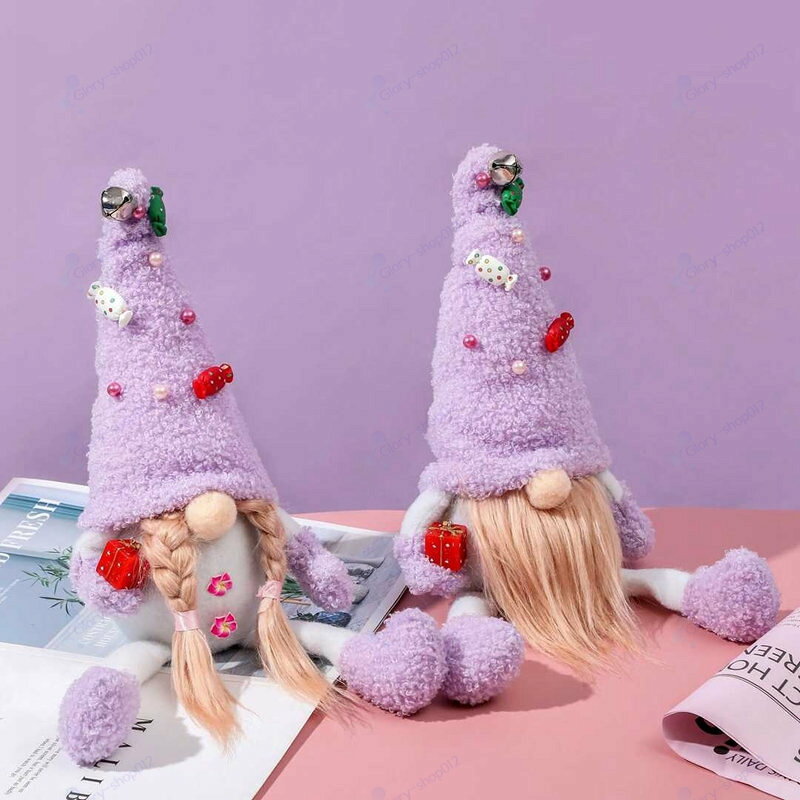 乐天商城 - クリスマス飾り オーナメント クリスマス置物 手作り 北欧 ぬいぐるみ クリスマス置物 クリスマス雑貨 デコ 窓 かざり プレゼントイベント用 り付け 装飾 可愛い 顔無し お人形 飾り物 巫女 魔女 飾り