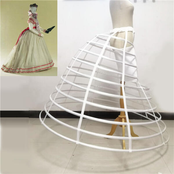 ロココ Rococo パニエ ドレス用 鳥かごパニエ 豪華に クリノリンドレス用 白グローリーパーク