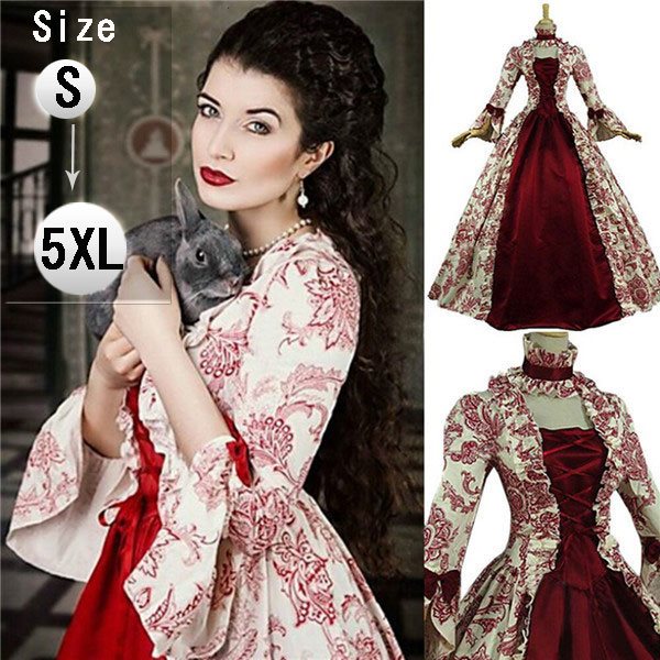 宮廷服 貴族衣装 ステージ衣装としても最適 お姫様ドレス 中世貴族風 ハロウィンHalloween 大きいサイズ コスプレ コスチューム 忘年会 舞台 文化祭 ...