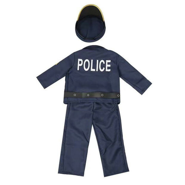 警察官 子供 ハロウィン仮装衣装 子供衣装 フルセット 7点セット COSPLAY コスプレコスチューム 男の子 キッズ ポリス 制服 ハロウィン 仮装 クリスマス テーマパーティー