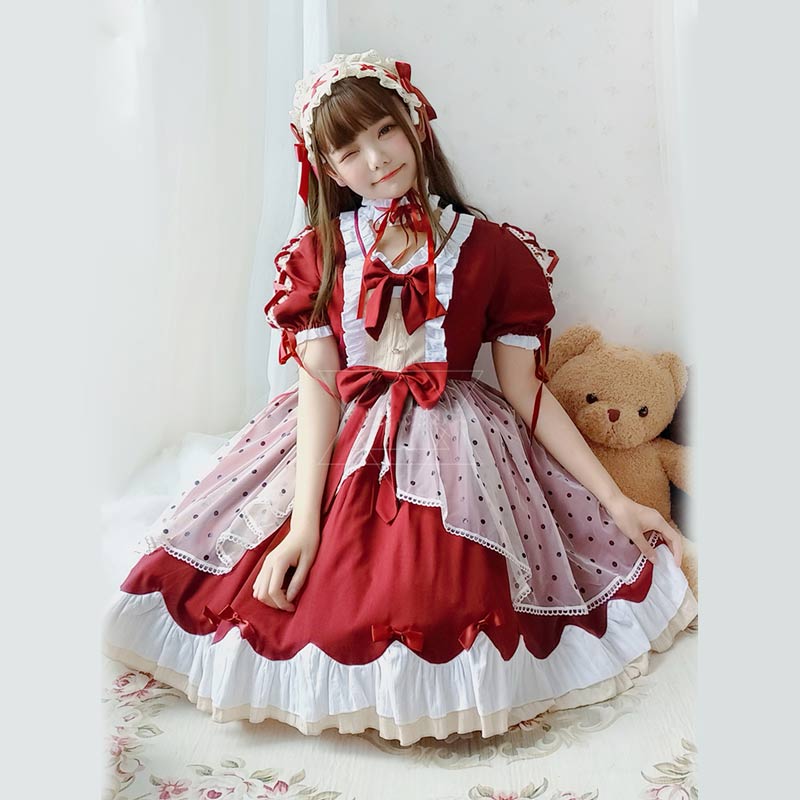 メイド服 レディース ハロウィン衣装 リボン エンジェル 衣装 ロリータ洋装 ワンピース かわいい 仮装舞踏会 タキシード着 S M L