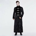 コート ジャケット 中世貴族風 舞台 ヴィンテージ 立て襟 メンズ 宮廷服 ロングコート 男性用 コスチューム ビンテージ 黒 演劇 舞台服 ステージ衣装 パン...