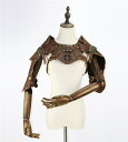 スチームパンク服鎧 肩鎧 PUレザーショルダー アーマー メンズ ゴスロリ ゴシック パンク ロック ファッション スチームパンク ヴィジュアル系 V系 モード...