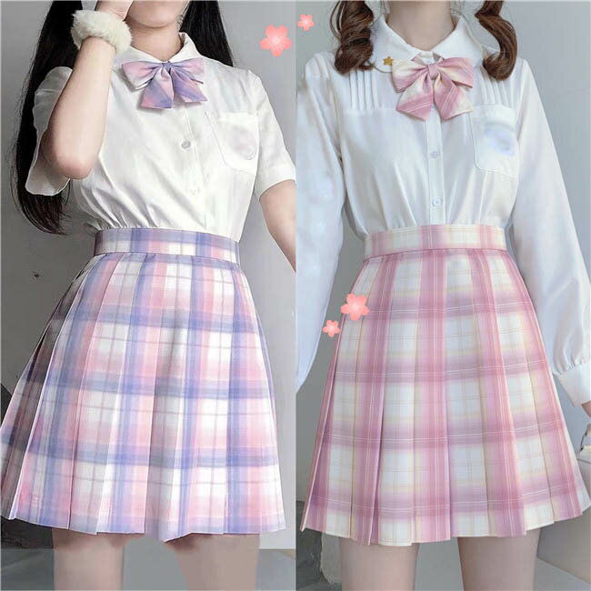 制服スカート チェック柄 ミニスカートパープル ピンク XS~2XL韓国 原宿 レディース 卒服 入学式 女の子 学生 発表会 卒業式 制服