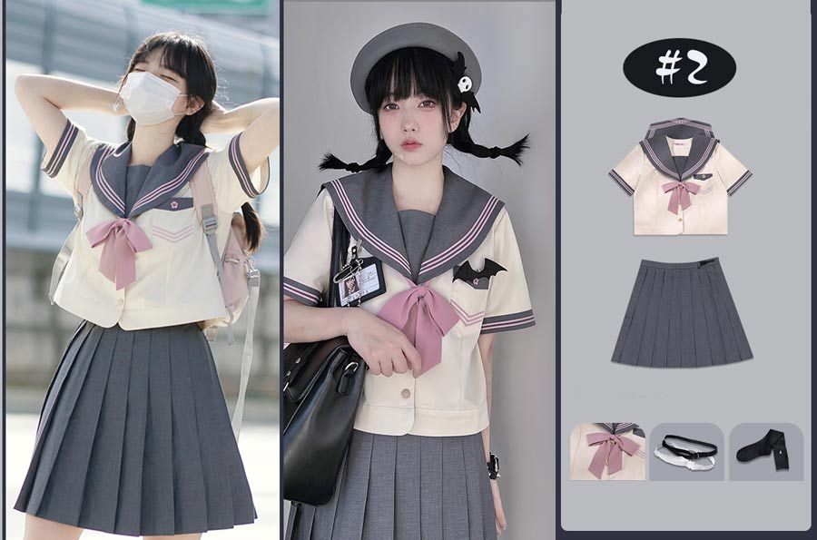 【★300円OFFクーポン配布中★】セーラー服 卒業式 女の子 制服 学生制服 5点セット 半袖女子高生スカート 制服コスプレ レディース 高校生 お受験 結婚式 発表会 入学 通学 ジュニア フォーマル 中学生 卒業式スーツ 卒服 大きいサイズ 小さいサイズグローリーパーク