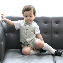 卒業式スーツ ベスト付き 男の子 フォーマル 3点セット カバーオール 半袖スーツ 男の子 スーツ キッズ フォーマル 男の子 子供 タキシード 入園式 入学式 ギフト シャツ追加可