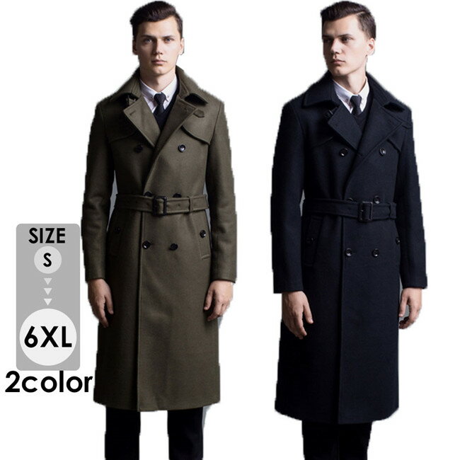 チェスターコートジャケットロング丈...