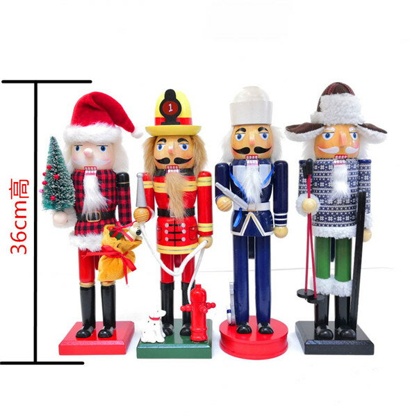 くるみ割り人形 置物 36cm ドラム 人形 8タイプ クリスマスの飾り物 祝日 手作り 工芸品 洋風 部屋 雑貨 逸品 転居 クリスマス 新築祝い 装飾 結婚...