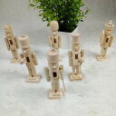 くるみ割り人形 置物 12cm 6体セット 人形 祝日 手作り 工芸品 洋風 部屋 雑貨 逸品 落書き手書きdiy クリスマス 新築祝い 装飾 結婚式 子供 誕生日プレゼント おもちゃ