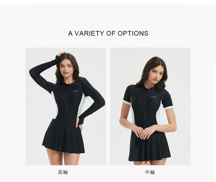 ★500円OFFクーポン配布中★ フィットネス レディース 半袖 長袖 競泳水着 uvカット 紫外線対策 体型カバー 3L LL 2L L M ぽっちゃり レオタード水着 30代 40代 50代 60代ママ ミセス シニア おしゃれ 大きいサイズ 水着グローリーパーク glorypark-10023864 パーティードレス通販 GloryPark サンプル画像2