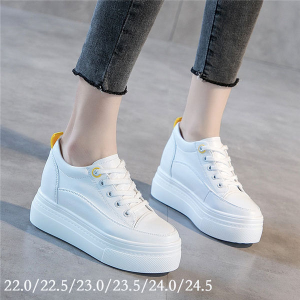 樂天商城 - 新作 スニーカー 紐靴 レースアップ 白 ホワイト ローカット インヒール 厚底 美脚 歩きやすい シューズ レディース カジュアル ウォーキング 22.0/22.5/23.0/23.5/24.0/24.5 di019d4d4d4グローリーパーク