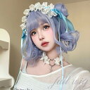 ウィッグ パープル フルウィッグ 短髪 ショート 巻き髪 ぱっつん前髪 前髪あり ハロウィン 原宿風 かつら コスプレ 可愛い コスチューム 仮装 大人用 普段...