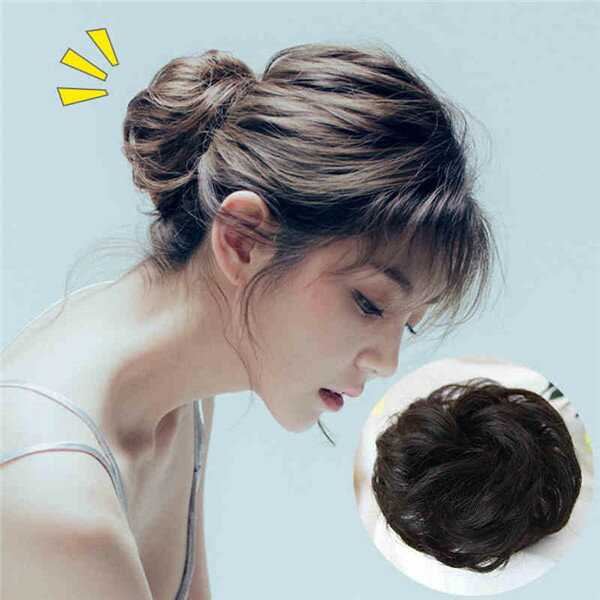 ウィッグ エクステ 団子ウィッグ シュシュ型お団子ウィッグ エクステ ウィッグ wig ウイッグ つけ毛 かつら エクステンション 自然 小顔効果 大人 可愛い...