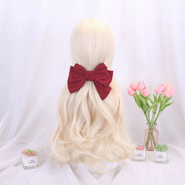 ウィッグ フルウィッグ 長髪 ゴールド ロング...の紹介画像3