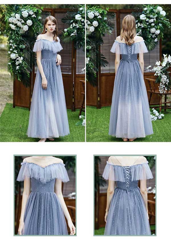 【翌営業日発送】ブルードレスDタイプ Sサイズ パーティードレス レディース ロングドレス 袖あり 　ロング丈 結婚式 ワンピース フォーマル お呼ばれ 演奏会 二次会 ピアノ 発表会 披露宴 演奏会 ドレス 大きいサイズ 大人 dl034l6c0kc /返品・交換・同梱不可