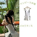 ワンピース水着 服みたいな レディース 透け感 無地 セクシー シンプル 無袖 ワイヤーなし パッド付 写真映え 撮影用 海 夏 サマー プール リゾート かわ...