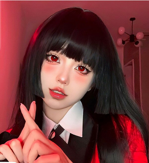 フルウィッグ 姫カット レディース ふんわり前髪 前髪あり 原宿風 かつら ぱっつん前髪 コスプレ 可愛い コスチューム 仮装 大人用 文化祭 イベント 学園祭 文化祭 学芸会 舞台 演劇 変装 ハロウィン 黒