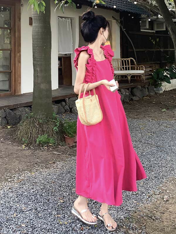 リゾートワンピ 大人可愛い 夏ワンピース オープンショルダー 小柄 セクシー リゾ...