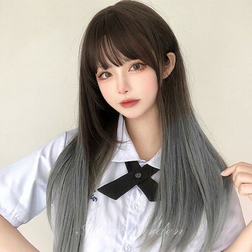 レディース フルウィッグ インナーカラー グラデーション メッシュ ストレート ロングウィッグ 茶髪 前髪あり 原宿風 ぱっつん前髪 コスプレ 可愛い 超自然 エクステ かつら wig ロリータ Lolita ハロウィン レイヤー 小顔 大人用 普段使い 文化祭 イベント 学園祭 レディース フルウィッグ インナーカラー グラデーション メッシュ ストレート ロングウィッグ 茶髪 前髪あり 原宿風 ぱっつん前髪 コスプレ 可愛い 超自然 エクステ かつら wig ロリータ Lolita ハロウィン レイヤー 小顔 大人用 普段使い 文化祭 イベント 学園祭