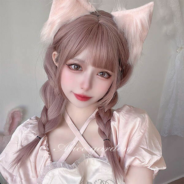 楽天パーティードレス通販 GloryParkフルウィッグ かつら ピンク 女性 長髪 ストレート 普段使い ロング丈 ロングウィッグ ロングヘア 前髪あり 自然 可愛い キュート ウイッグ wig コスプレ 耐熱ウィッグ 小顔効果抜群 コスチューム 文化祭 学園祭 イベント 韓国風 変装 女装
