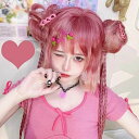 ウィッグ グラデーション lolita レディース フルウィッグ 小顔効果抜群 短髪 ゆめ可愛い 原宿風 かつら 巻き毛 ぱっつん前髪 コスプレ ロリータ 可愛...