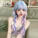 ウィッグ メッシュ レディース フルウィッグ ロング 巻き髪 ぱっつん前髪 前髪あり ゆめ可愛い かわいい 大人用 コスプレ ロリータ ゴスロリ コスチューム ...