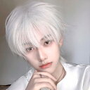 ウィッグ メンズ 男装 短髪 かつら フルウィッグ ショートウィッグ コスプレウィッグ 可愛い ショート ショートヘア 演劇 自然 前髪あり コスプレ おしゃれ...