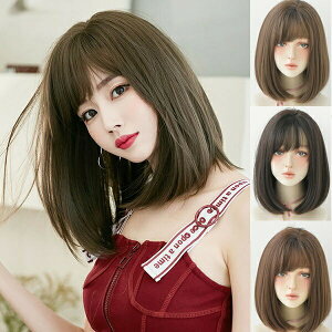 フルウィッグ 超自然 ピンク wig うぃっぐ スモーキー ウィッグ 内巻セミロングウィッグ 小顔 レディース ゆるふわ ナチュラル かつら エクステ 仮装 耐熱ウィッグ 原宿系 ハロウィン コスプレ dp035x1x1d4