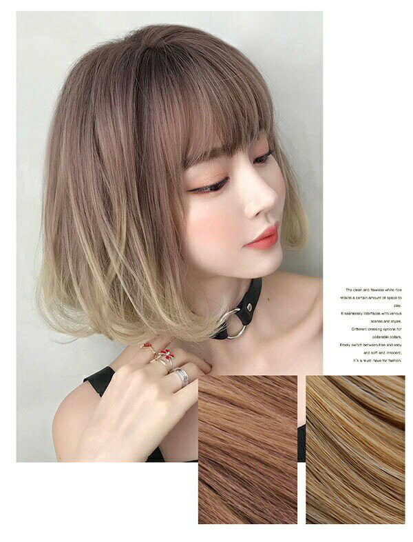 フルウィッグ 超自然 ウェーブ wig うぃっぐ スモーキー ウィッグ 内巻セミロングウィッグ 小顔 レディース ゆるふわ ナチュラル かつら エクステ 仮装 耐熱ウィッグ 原宿系 ハロウィン コスプレ