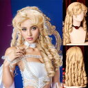 ウィッグ レディース 貴婦人ウィッグ 貴族 演劇 かつら フルウィッグ ロングウィッグ コスプレウィッグ ロングヘア 自然 前髪なし ロリータ ハロウィンコスプ...