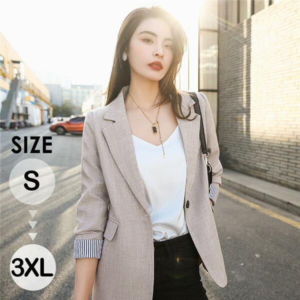 スーツジャケット レディース カジュアル フォーマル ビジネス オフィス リクルート 通勤 ママ 母親 おしゃれ ジャケット S M L 2L 3L 4L 入園式 入学式 卒業式 卒園式 お宮参り 服装 結婚式グローリーパーク