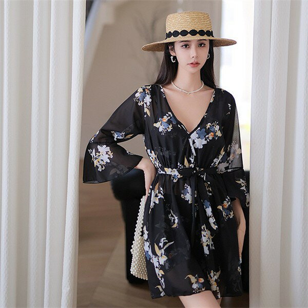 樂天商城 - 3点セット タンキニ水着 トップス付き ぽっちゃり 水着 レディース 大きいサイズ セット水着 韓国 ハワイアン ガール 可愛い 痩せ見え 体型カバー ぽっちゃり水着 温泉 ビーチ プール 海 水泳 セクシー オトナ女子 かわいい 黒グローリーパーク