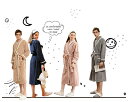 ルームウェア もこもこ バスローブ メンズ パジャマ 冬 長袖 ナイトガウン 着る毛布 前開き パジャマ グレー ネイビー ピンク アイボリー 裏起毛 部屋着 ...