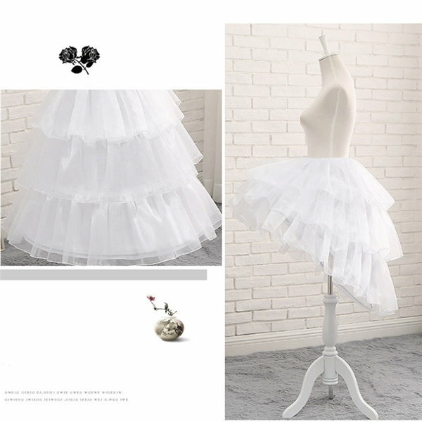 パニエ ウエディングドレス スカート ボリューム 白 ワイヤーあり 普段使い 50-70cm ゴスロリ ソフトチュール Lolita ホワイト コスチューム ボリューム ゴムイン生地ウエスト cosplay 萌え萌え 柔らかい ふわふわ カワイイ お姫様 ウェディンググローリーパーク 3