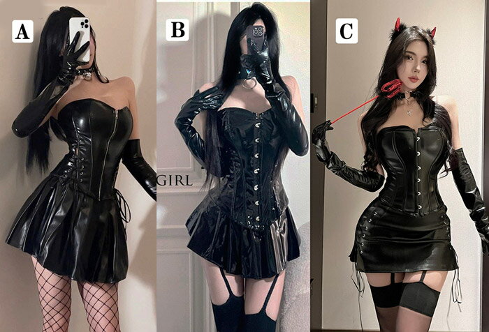 ボンテージ 超セクシー 制服 女王様 誘惑 PU 萌え コスプレ衣装 SM 合皮 クリスマス コスチューム セクシー コスプレ 衣装 女王 レディース 黒 ブラック パーティー衣装 イベント プレゼント 女性用 情趣下着 2