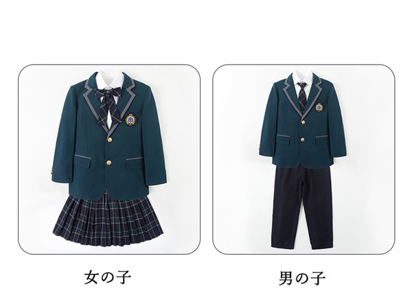 学生服 子供服 韓国風 ピアノ発表会 上下セット キッズスーツ キッズフォーマルスーツ 女の子 男の子 女児 小学校 高校生 中学生 制服 ジャケット ブラウス スカート リボン