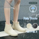 レインブーツ レディース レインシューズ ブーツ ショートブーツ 雨靴 黒 防水 防雪 軽量 快適ブーツ 完全防水 おしゃれ かわいい 履きやすい 台風対策 晴...